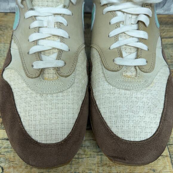 Nike Air Max 1 Crepe Hemp Medium Brown Mint Foam Mushroom FD5088-200 Size 15 - Picture 4 of 11